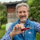 Self-made souvenir 1 Person holding a Swiss army knife.